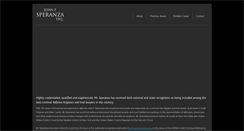 Desktop Screenshot of johnsperanzalaw.com